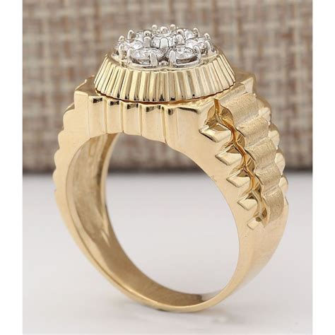 mens rolex ring jewelry|rolex rings for men 14k.